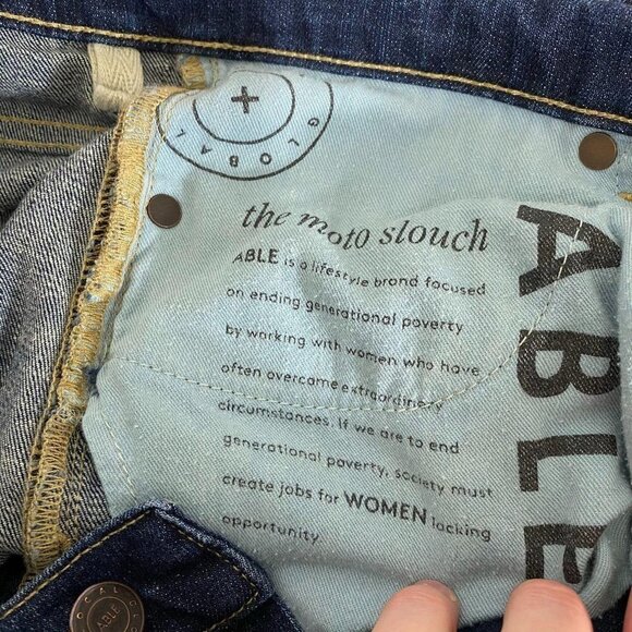 Able Jeans - The Moto Slouch- Size 27 - Picture 9 of 9